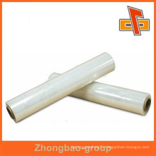 China high quality transparent PE stretch film for hand and machine using